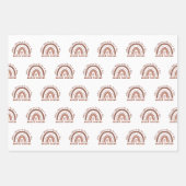 ソーシャルワーカーの感謝の卒業式の贈り物 ラッピングペーパーシート (正面)