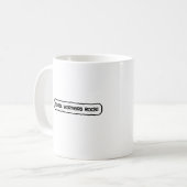 ソーシャルワーカーの石! コーヒーマグカップ (正面左)