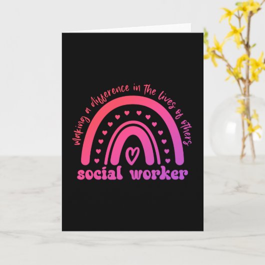 ソーシャルワーカーの評価と卒業 カード (黄色い花)