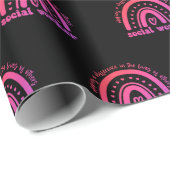 ソーシャルワーカーの評価と卒業 ラッピングペーパー (ロールコーナー)