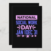 ソーシャルワーカーの評価サンキューカード サンキューカード (正面/裏面)