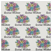 ソーシャルワーカーの開花 ファブリック (見本)