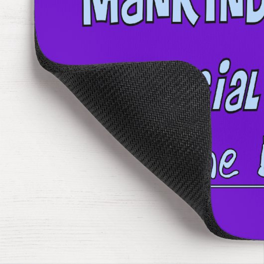 ソーシャルワーカーの"神知識"のギフト与えました マウスパッド (コーナー)