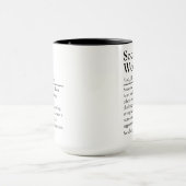 ソーシャルワーカーへの感謝ギフト（名入れ可） マグカップ (中央)