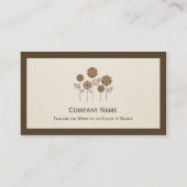 ソーシャルワーカーエレガント – ツリー記号 名刺 (裏面)