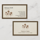 ソーシャルワーカーエレガント – ツリー記号 名刺 (正面/裏面)