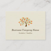 ソーシャルワーカーエレガント – ツリー記号 名刺 (裏面)