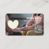 ソーシャルワーカーカスタムのQR 名刺 (正面)