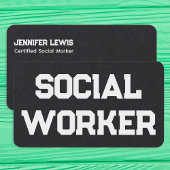 ソーシャルワーカーカスタムのQR 名刺