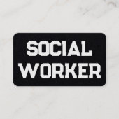 ソーシャルワーカーカスタムのQR 名刺 (正面)