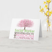 ソーシャルワーカーカード カード (黄色い花)