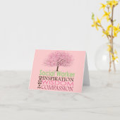 ソーシャルワーカーカード カード (黄色い花)