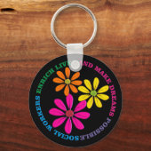 ソーシャルワーカーキーチェーン キーホルダー (正面)