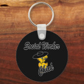 ソーシャルワーカーシック#4 キーホルダー (正面)