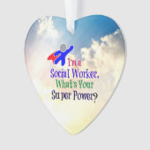 ソーシャルワーカースーパーヒーロー オーナメント (正面)
