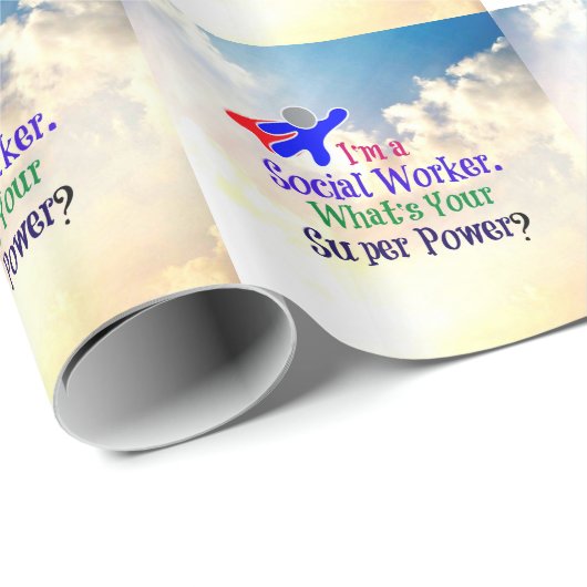 ソーシャルワーカースーパーヒーロー ラッピングペーパー (ロールコーナー)
