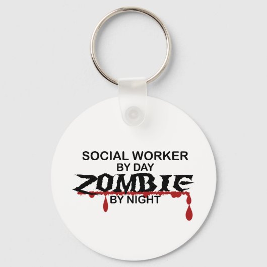 ソーシャルワーカーゾンビ キーホルダー (正面)