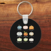 ソーシャルワーカーハロウィーン秋カボプキンサンクスギビング キーホルダー (正面)