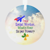 ソーシャルワーカーユーモア,クライストマスタイム オーナメント (裏面)