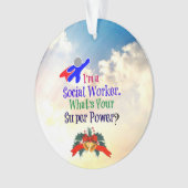 ソーシャルワーカーユーモア,クライストマスタイム オーナメント (正面)