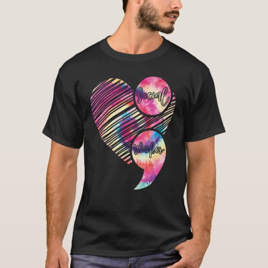 ソーシャルワーカーライフスタイル能力開発 Tシャツ (正面)
