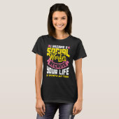 ソーシャルワーカー評価引用文 Tシャツ (正面フル)