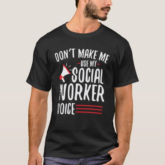 ソーシャルワーカー音声ソーシャルワークの卒業生 Tシャツ (正面)