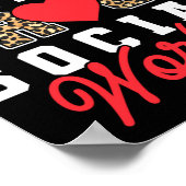 ソーシャルワーカー黒誇りを持った社・ソーシャルワーカー ポスター (角)