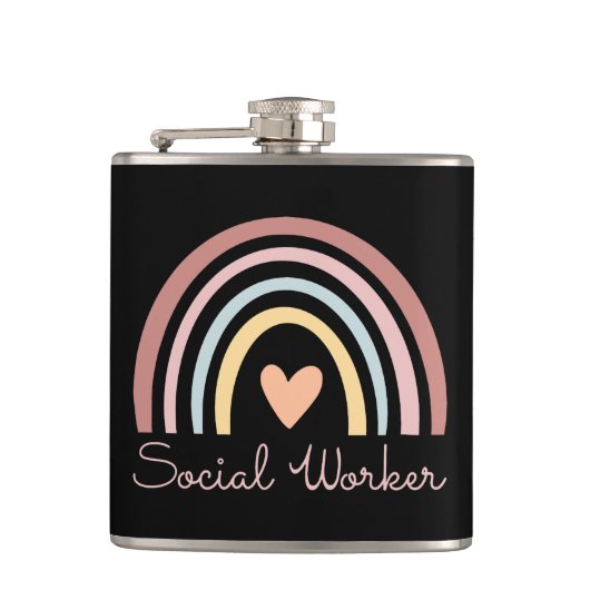 ソーシャルワーカー2 フラスク (正面)