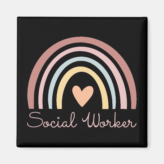 ソーシャルワーカー2 マグネット (正面)