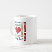 ソーシャルワーカー コーヒーマグカップ (正面左)