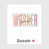 ソーシャルワーカー シール (シート)