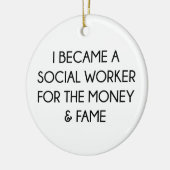 ソーシャルワーカー セラミックオーナメント (左)