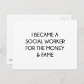 ソーシャルワーカー ポストカード (正面/裏面)