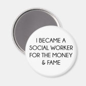 ソーシャルワーカー マグネット (正面/裏面)