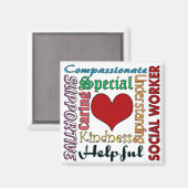 ソーシャルワーカー マグネット (正面/裏面)