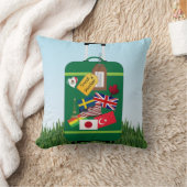 ソーシャルワーカー（世界旅行者） クッション (ブランケット)