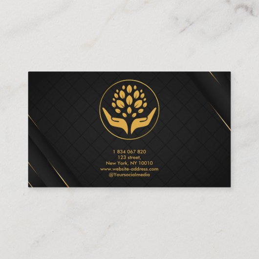 ソーシャルワーカー 名刺 (裏面)