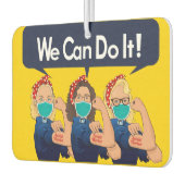 ソーシャルワーカー"私たちはそれを行うことができる カーエアーフレッシュナー (左)