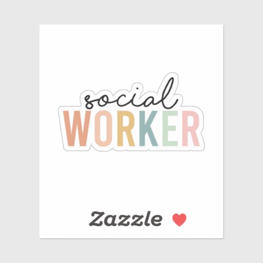 ソーシャルワーカー、MSWギフト、ソーシャルワークギフト シール (シート)