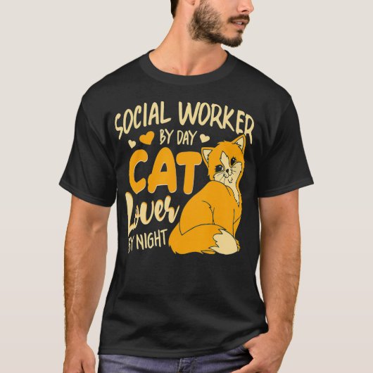 ソーシャルワーカーMSW学校卒業ギフトおもしろい Tシャツ (正面)