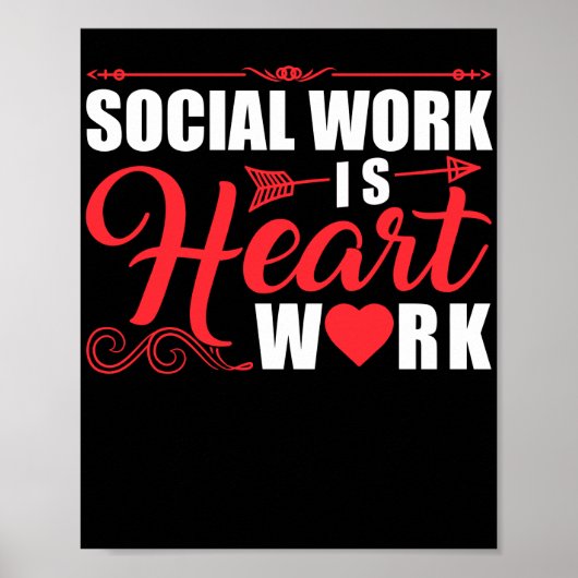 ソーシャルワーカーSocial Work Is Data Work ポスター (正面)