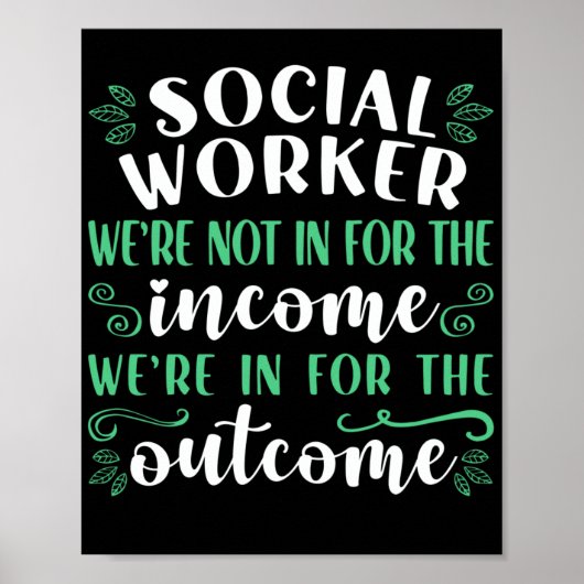 ソーシャルワーカーSocial Workers私たちはTheのために参加していない ポスター (正面)