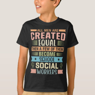 ソーシャルワーカーTシャツおもしろいソーシャルワーク月 Tシャツ
