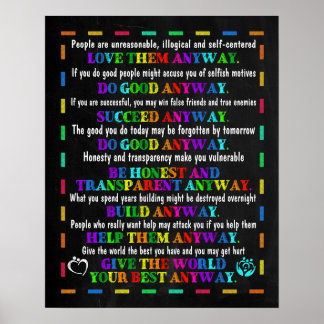 ソーシャルワーカ与えーが世界を最高のYour World ポスター