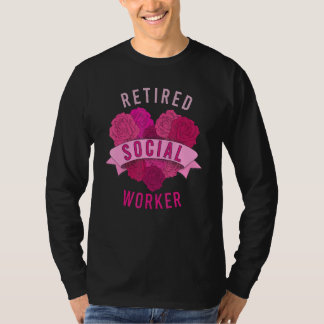 ソーシャルワーカ退職したーソーシャルワーカーI Tiny保護のソーシャルワーカ Tシャツ