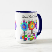 ソーシャルワーカ退職したーマグ マグカップ (正面右)