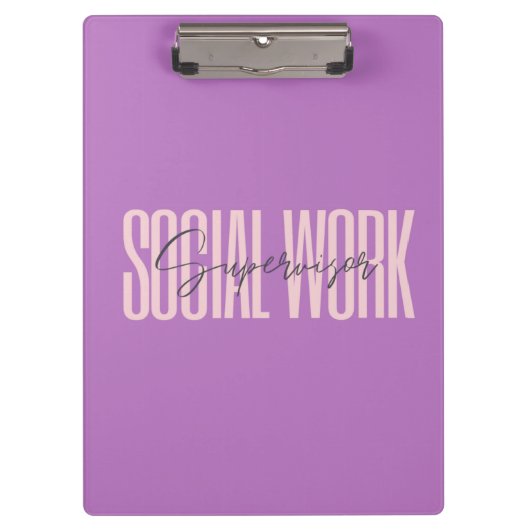 ソーシャルワークのスーパーバイザクリップボード クリップボード (正面)