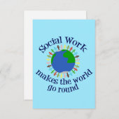 ソーシャルワーク感動的引用文ワールドカード (正面/裏面)