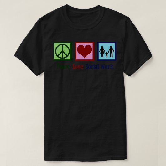ソーシャルワーク Tシャツ (デザイン正面)